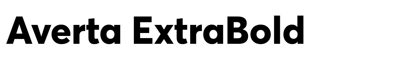 Averta ExtraBold